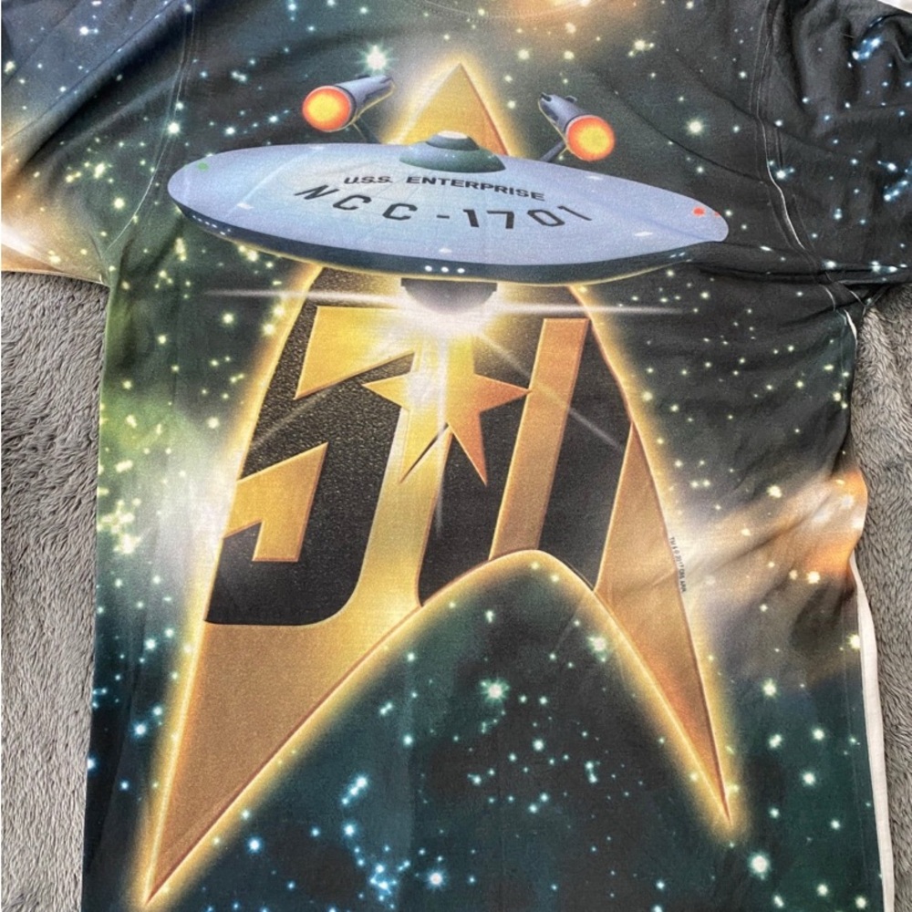 Star Trek NCC-1701 Graphic T-Shirt - Black